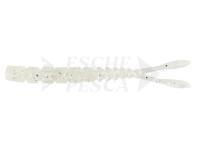 Esche Mustad AJI Worm Pilo-Pilo 2" 5cm - White Glow Glitter