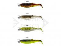 Esche Siliconiche Savage Gear Cannibal Shad Mix 12.5cm 20G+12.5G #5/0 | 4+4PCS - Clear Water Mix: Holo Baitfish, Motor Oil UV, Ice Minnow, Chartreuse Pumpkin