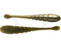 Esche X Zone Lures Pro Series Slammer 4" 10cm - Green Pumpkin Blue Flake