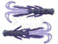 Esche X Zone Lures Scented Stealth Creature 2.75" 7cm - Black Blue Flake