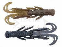 Esche X Zone Lures Scented Stealth Creature 2.75" 7cm - Black Blue Flake/Green Pumpkin Laminate