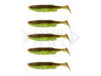 Esche Siliconiche Savage Gear Fat Minnow T-Tail 10.5cm 11g 5pcs - Chartreuse Pumpkin