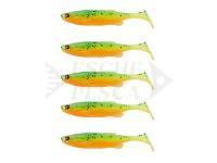 Esche Siliconiche Savage Gear Fat Minnow T-Tail 10.5cm 11g 5pcs - Firecracker