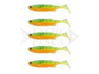 Esche Siliconiche Savage Gear Fat Minnow T-Tail 13cm 20g 5pcs - Firecracker