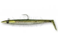 Esche Siliconiche Savage Gear Sandeel V2 Big Game 21.5cm 140g #8/0 2+1pcs - Green Silver