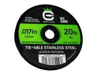 Cortland Tie-able Stainless Steel Leader Material Green 15ft | 4.5m 20lb .017in