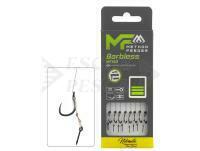 Mikado Method Feeder Rigs Braid MF14 Barbless with spike - #8