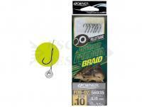 Leaders Owner Method Feeder Braid with Pellet Band FDB-02 10cm #10 0.15mm 10lb 4.6kg 6pcs