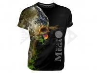 Dragon Breathable T-shirt Megabaits - carp black - XL