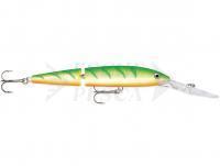 Esche Rapala Jointed Deep Husky Jerk 12cm - Green Tiger UV