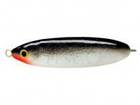 Esche Rapala Weedless Minnow Spoon 8cm - Black Silver Flake