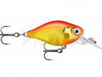 Esche Rapala X-Light Crank Mid Runner 3.5cm - Gold Fluorescent Red