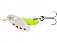 Esca Savage Gear Grub Spinners #0 2.2g - Silver Red Lime