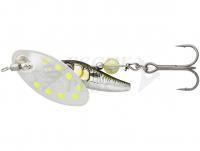 Esca Savage Gear Sticklebait Spinner #1 4.5g - Green Silver AYU