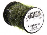 Semperfli Straggle String Micro Chenille 6m / 6.5 yards (approx) - SF6100 Dark Green Olive