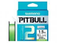 Filo Trecciato Shimano Pitbull PE 12 S.Lime 150m #0.6