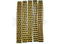 SiliLegs - Black & Orange Barred