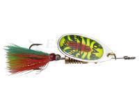 Cucchiaino rotante DAM Effzett Standard Spinner Dressed #1 / 3g - Fire Shark