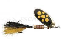 Cucchiaino rotante DAM Effzett Standard Spinner Dressed #2 / 4g - Blacky