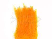 Piume Wapsi Strung Rooster Saddles - fluo orange/white