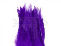 Piume Wapsi Strung Rooster Saddles - purple/white