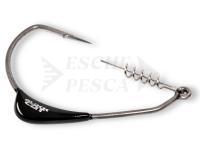 Hooks Black Cat Mega-Offset-Hook DG coating #12/0 | 1pcs | 20g