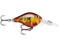 Esca Rapala Ultra Light Crank 3cm - Glass Amber Tiger UV