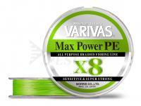 Filo Trecciato Varivas Max Power PE X8 Lime Green 150m 28.6lb #1.5