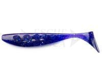 Esche siliconich Fishup Wizzle Shad 3 - 060 Dark Violet / Peacock & Silver