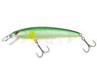 Esca dura Nories Laydown Minnow Just Wakasagi - 73mm 6g BR-298 Lime Ayu Orange Belly