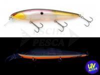 Esca dura Nories Laydown Minnow MID 110 - 112mm 18g BR-286 Translucent Pearl Shad