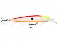 Esca Rapala Scatter Rap Deep Husky Jerk 10cm - Pearl Chartreuse Orange UV