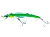 Hard Lure Yo-zuri Crystal 3D Minnow Sinking 110mm 16g | 4-3/8 inch 9/16 oz - Silver Green (F1149-C44)