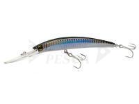 Hard Lure Yo-zuri Crystal Minnow Deep Diver 110mm 16g | 4-3/8 inch 9/16 oz - Silver Black (R1135-C4)