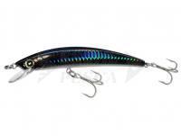 Hard Lure Yo-zuri Crystal Minnow Floating 110mm 12g | 4-3/8 inch 7/16 oz  - Ghost Black (R1124-HGHB)