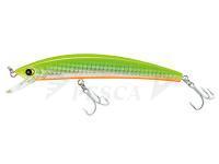 Hard Lure Yo-zuri Crystal Minnow Floating 90mm 7.5g | 3-1/2 inch 1/4 oz  - Chartreuse (R1123-HCL)