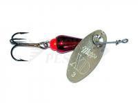 Cucchiaino rotante Mepps XD Platinum Silver / Red - nr 1