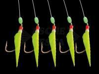 Dega Herring-Rig 5 arms - luminous dots - L
