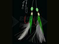 Dega Ocean-Rig with fringe eads and 2 side-arms - Green