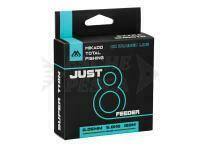 Mikado Just 8 Feeder Trecciato 150m 0.10mm - Brown