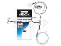 Jenzi 7x7 Single Hook Drop Shot Stinger Rig 12kg - #1/0