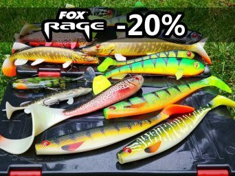 Mega sconto -20% su Fox Rage, DAM e esche Jaxon! Nuovo Spinmad Esche Spin Tail!