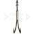 Mustad Frog Trailer Double 2X 78124AP-BN